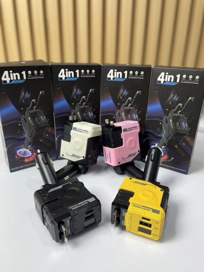 Cargador Carro 4 en 1 A1