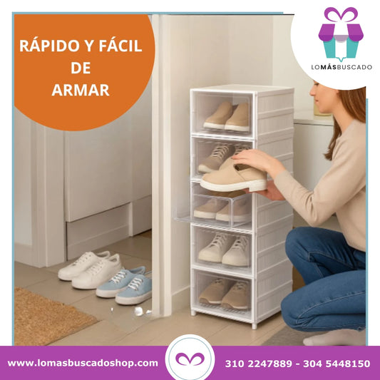 Zapatero de 6 Niveles