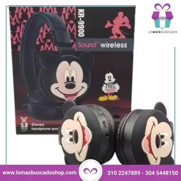 Audífono Inalámbrico Bluetooth Diadema Kr 9900