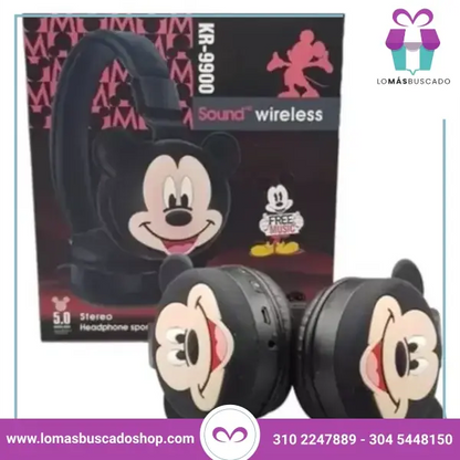 Audífono Inalámbrico Bluetooth Diadema Kr 9900