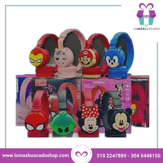 Audífono Inalámbrico Bluetooth Diadema Kr 9900