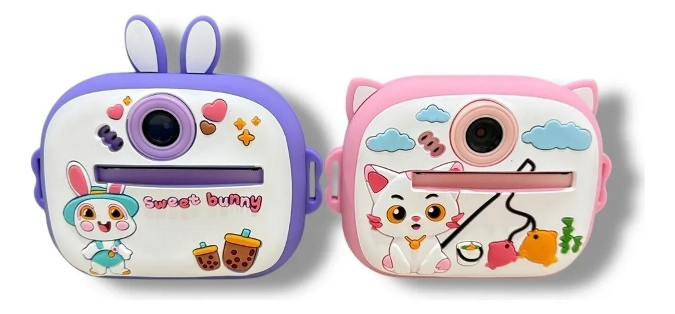 Camara Intantanea Infantil Impresion Selfie Flash
