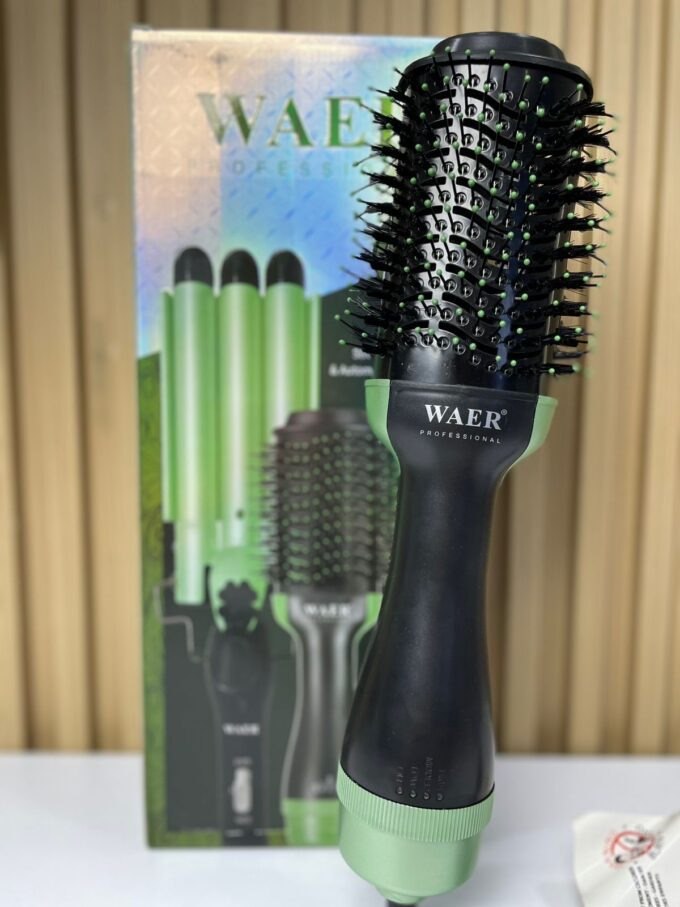 Combo Waer Profesional – Cepillo Secador + Pinza Rizadora