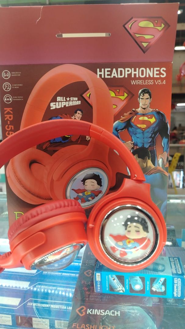Diadema Bluetooth Superman
