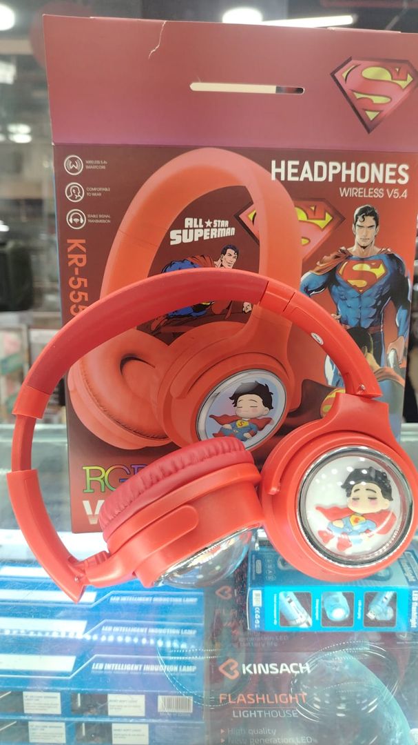 Diadema Bluetooth Superman