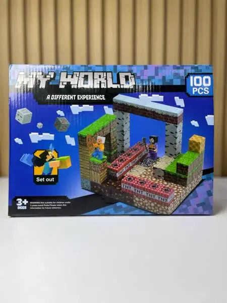 Juego Cubos Minecraft X100Piezas