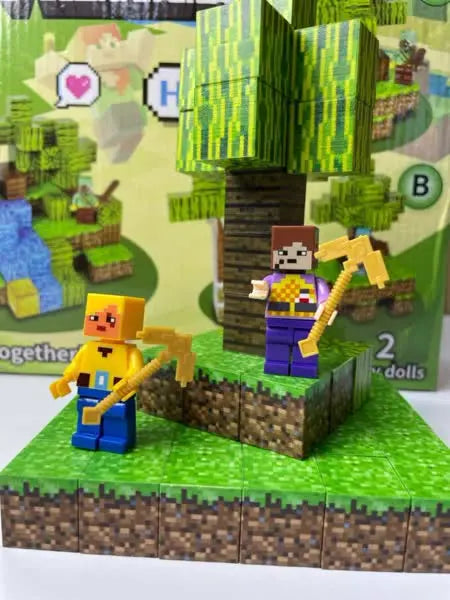 Juego Cubos Minecraft X55 Piezas