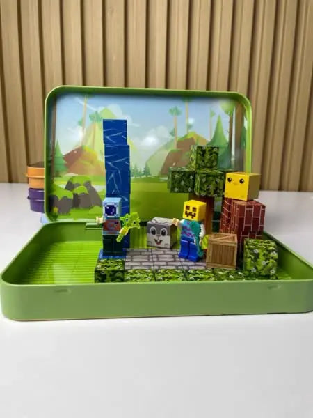 Juegos Cubos Minecraft Metálico X 60 Piezas