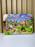 Juegos Cubos Minecraft Metálico X 60 Piezas