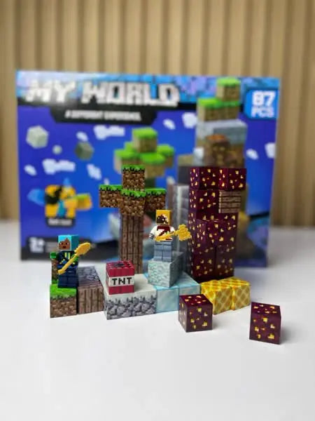 Juego Cubos Minecraft X87 Piezas