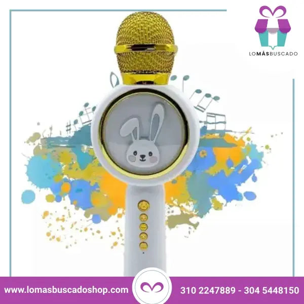 Micrófono Inalambricos Karaoke Conejo