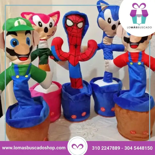 Muñeco Bailables Y Repite Voces Recargable Usb