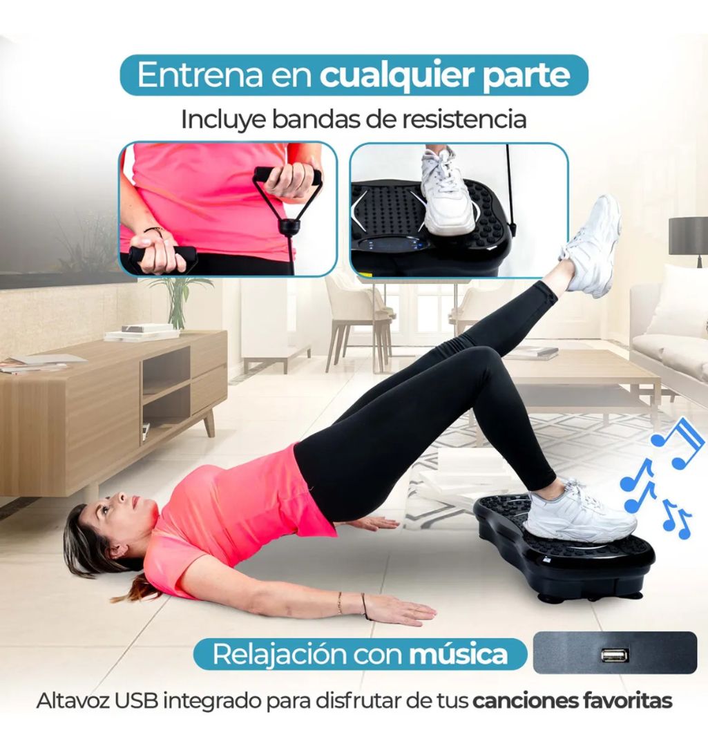 Plataforma Vibradora De Ejercicio Compacta