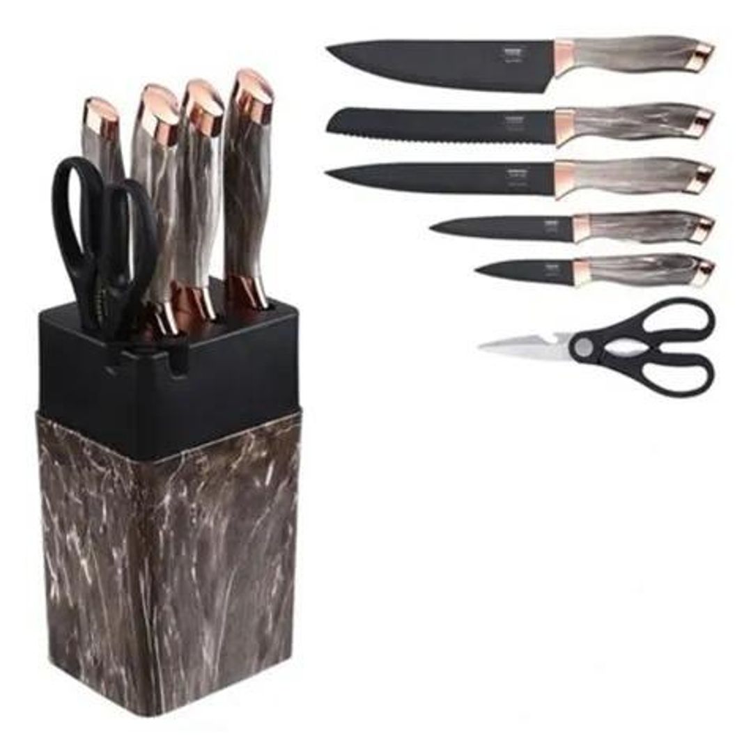 Set De Cuchillos Marmol