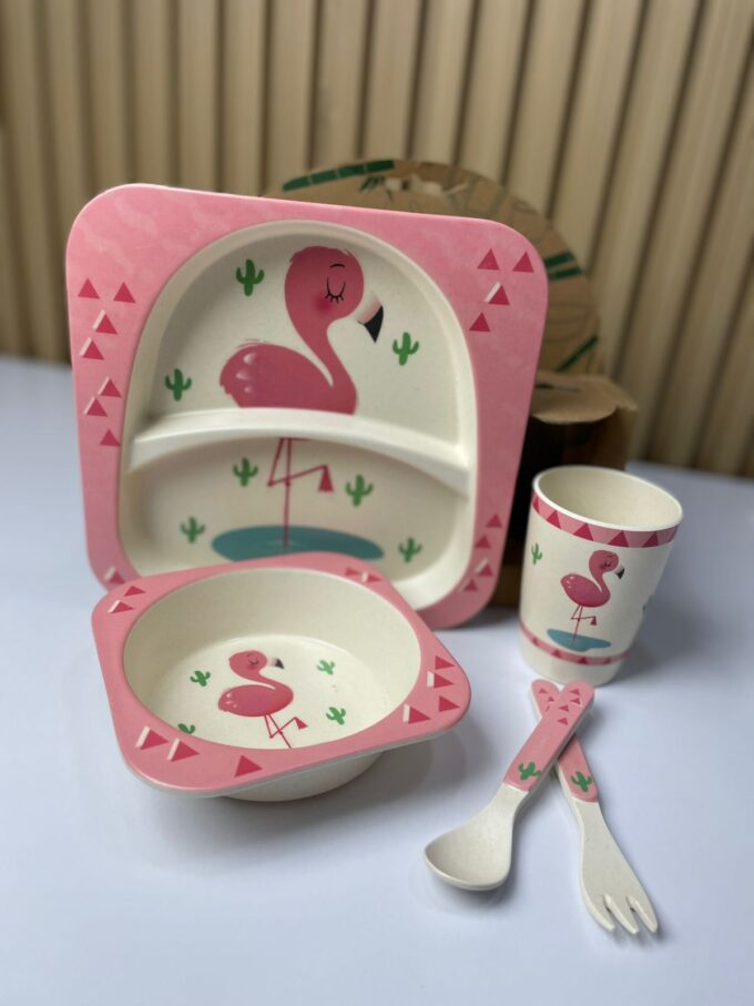 Vajilla Para Bebes Bambu
