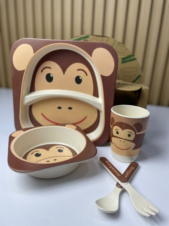 Vajilla Para Bebes Bambu